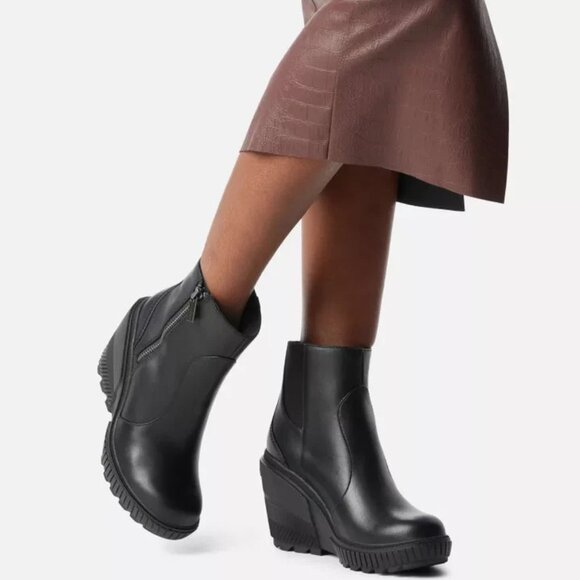 SOREL Ona Ave Zip Wedge Waterproof Bootie SIZE 8/UK 6/EUR 39 - Picture 8 of 8
